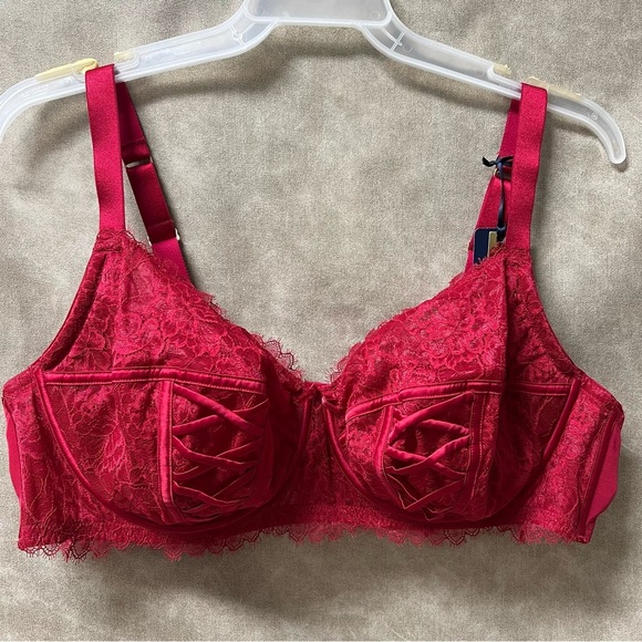 FOX & ROYAL | Women's Plus Size Irina Underwire Demi Bra Size 46DD New - Picture 4 of 9